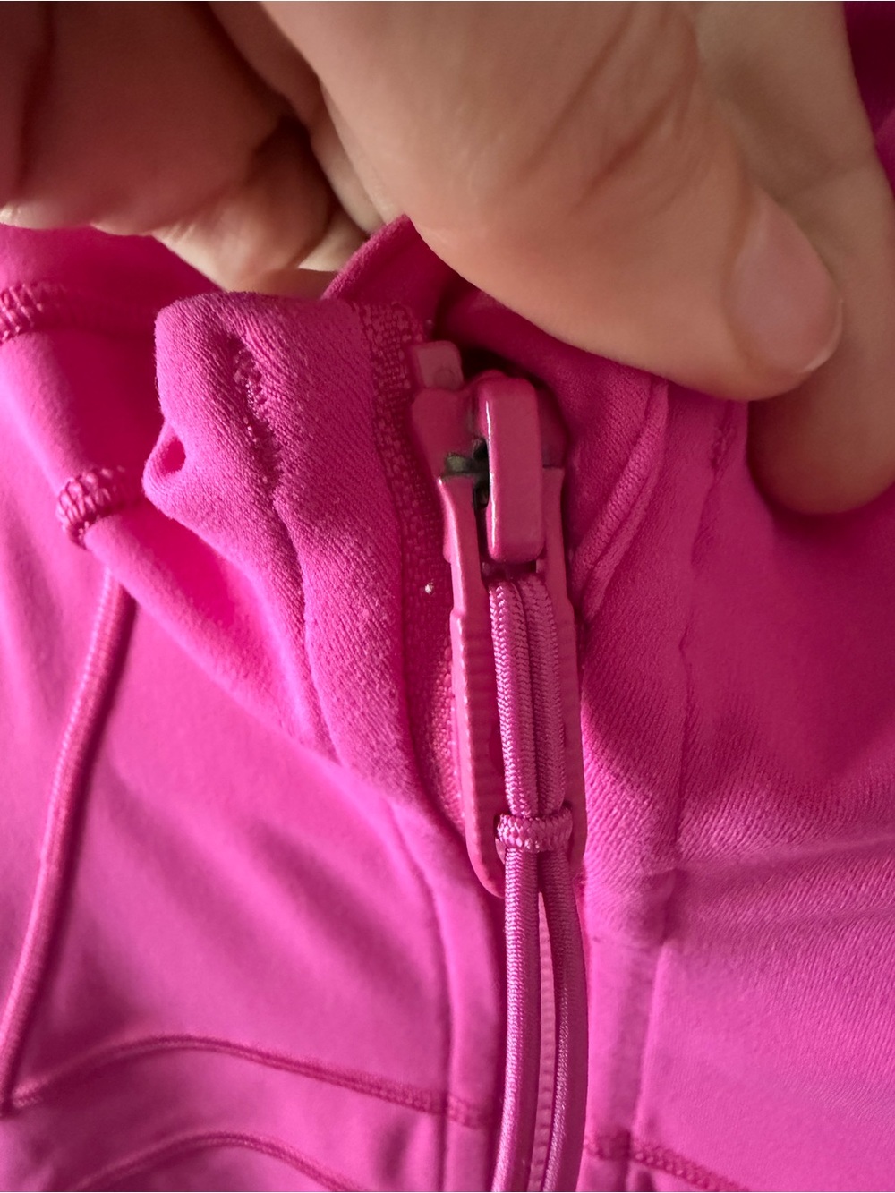 Lululemon Cropped Define Jacket Nulu Sonic Pink Size 6 EUC - Picture 7 of 7